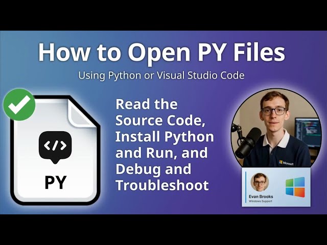 What Is a PY File? How to Open and Run Python Scripts