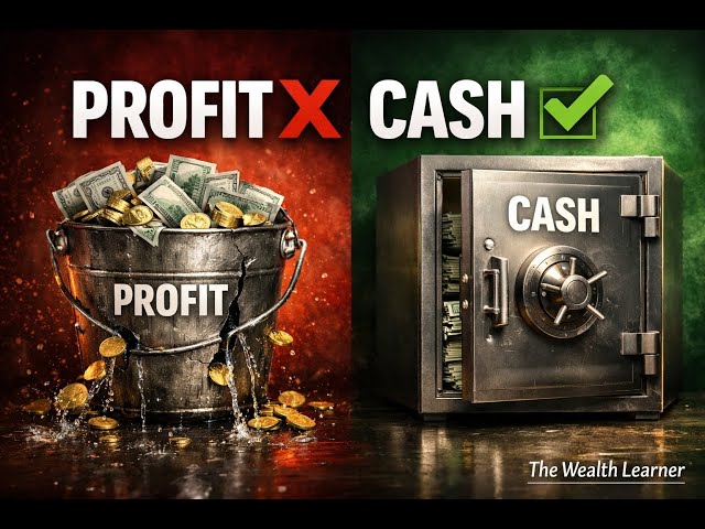 How Profitable Companies Go Bankrupt | Cash Flow Explained Simply #financeforbeginners