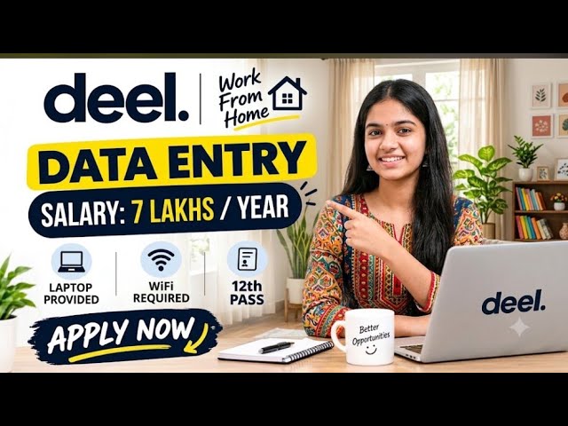 Latest Work From Home Job at Deel 2026 | Inter, Diploma, Any Degree Can Apply | Work From Home Job