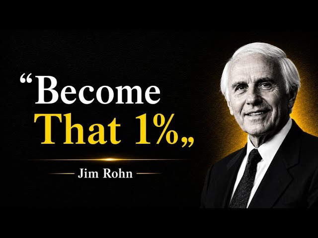 THE 1%WHO NEVER WASTE TIME | Jim Rohn Motivation