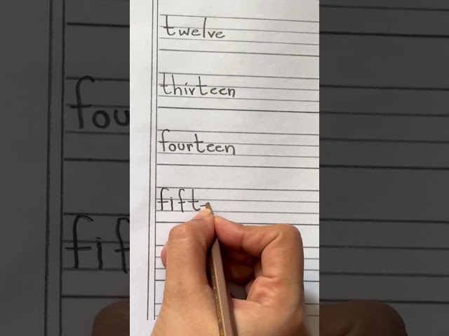 How to Write 15 Spelling || Number to Words || Learn to write 15 Fifteen || Math for Beginners