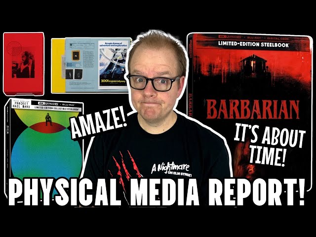 Project HAIL Mary 4K Steelbook, SUPERGIRL, And BARBARIAN On 4K! | The Physical MEDIA Report #322