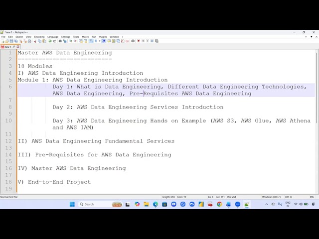 AWS Data Engineering Introduction