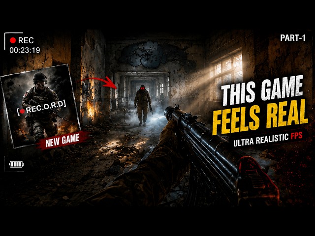 Is This a Game or Real Life?! | REC.O.R.D Ultra-Realistic FPS (Part 1).