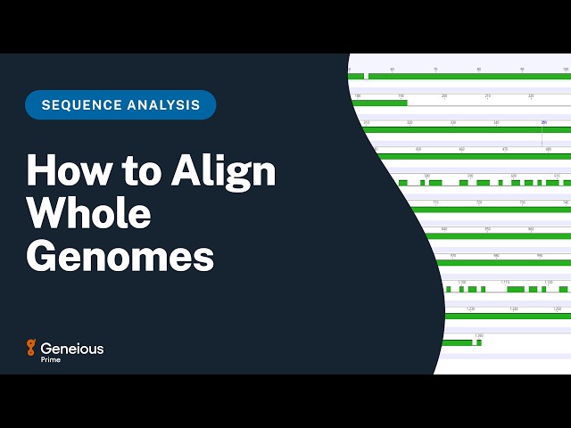 Whole Genome Alignment with Mauve: Compare Full Genomes in Geneious Prime