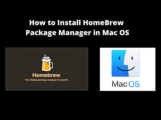 How to Install HomeBrew Package Manager in Mac OS #macos