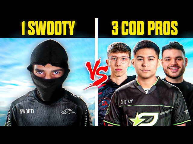 1 SPLITGATE PRO vs 3 CALL OF DUTY PROS (INSANE)