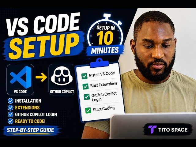 VS Code Setup for Beginners + GitHub Copilot Login (Step-by-Step Guide)
