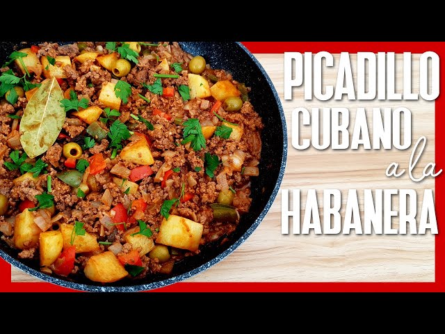 😋 HABANERA-STYLE MINCED BEEF ► How to Make Cuban Beef Mince