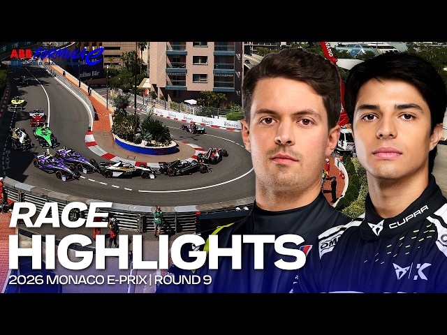 Race Highlights | 2026 Monaco E-Prix Round 9 | Formula E