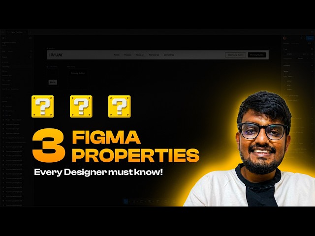 Figma Component Properties Full Guide in Tamil | Boolean, Text & More
