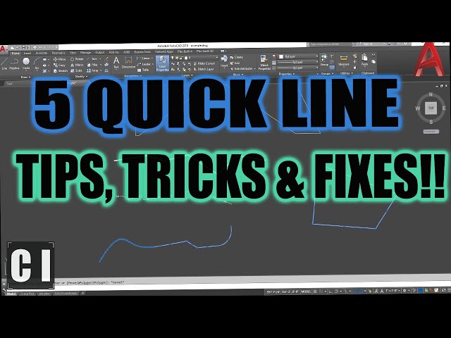 5 Quick Tricks for Line & Polyline Productivity in AutoCAD + Linetype Fixes | 2 Minute Tuesday