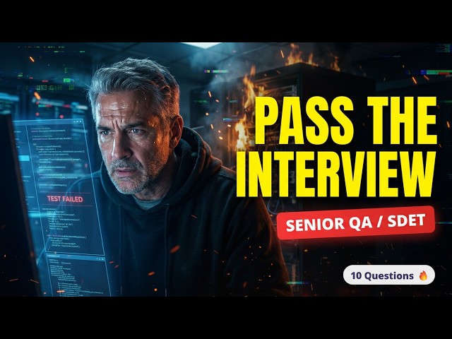 10 senior QA / SDET interview questions — and how to answer each | Quest2Offer