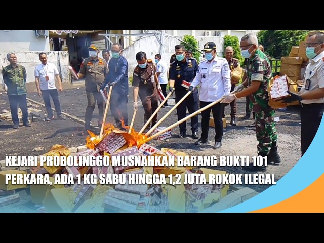 The Probolinggo District Attorney's Office Destroyed Evidence in 101 Cases, Including 1 Kg of Met...