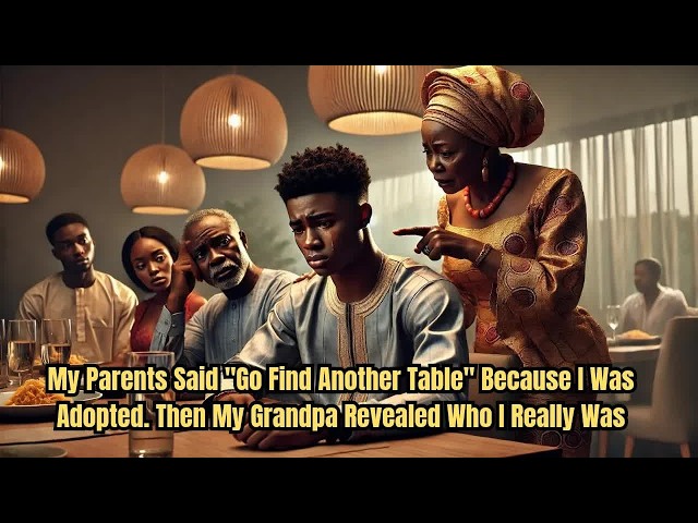 My Parents Said 'Go Find Another Table' Because I Was Adopted Then My Grandpa Revealed Who I Really