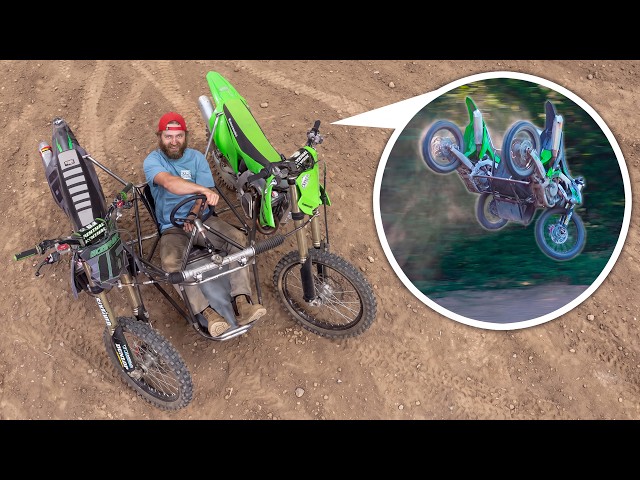 I Built a Car out of Dirt Bike [ENDS BADLY]