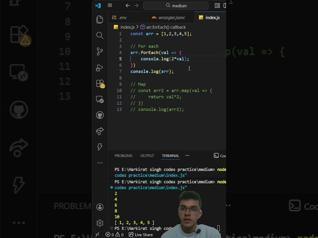 map() vs forEach() in JavaScript – Don’t Confuse These #webdev #javascript #livecoding #coding #code
