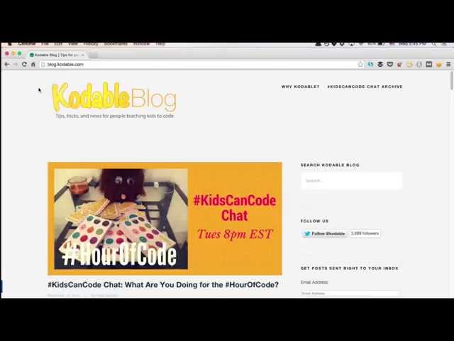 #KidsCanCode Chat Archive