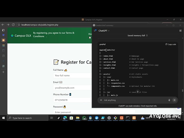 Website development 