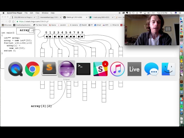 Creating a 2D Array / Matrix Class in C++ (Part 1)