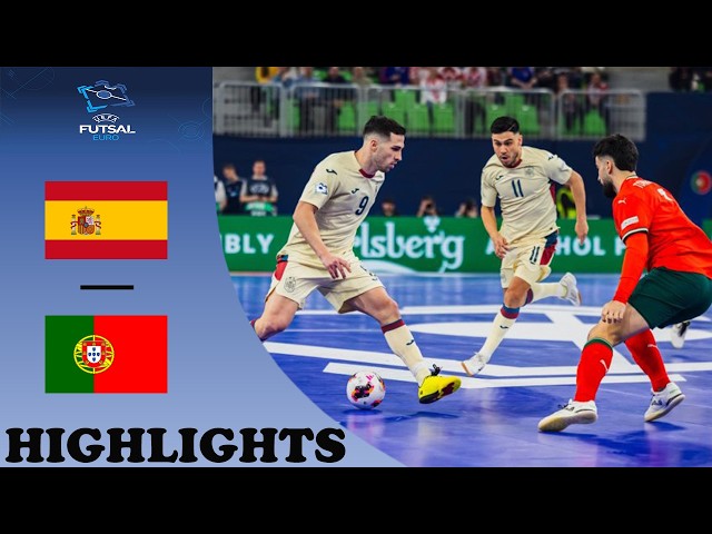Portugal vs Spain Highlights | Futsal Euro 2026 FINAL