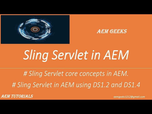 AEM Tutorial #36 | Servlet #1| Sling Servlet in aem