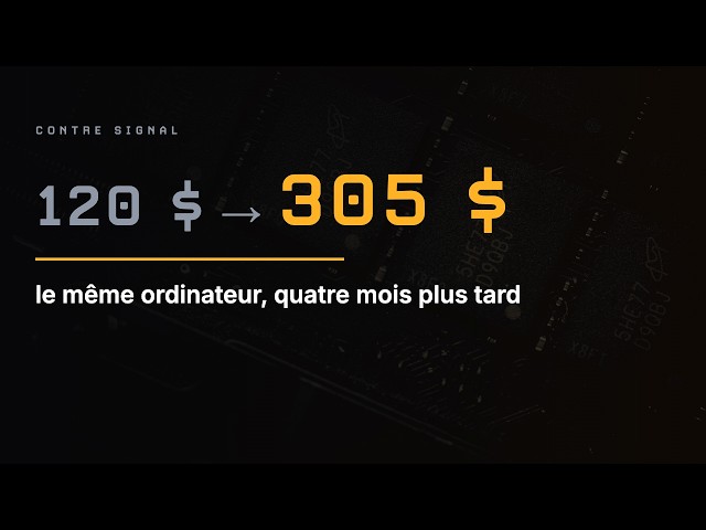 Crise de la RAM : il n'y a pas de pénurie