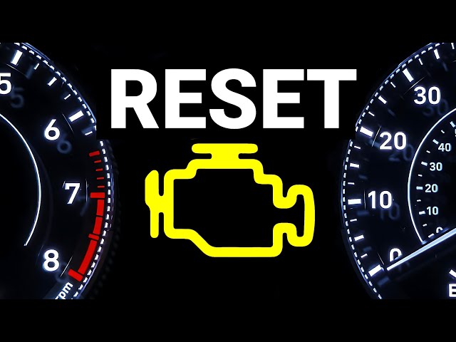 How to Fix & Reset Check Engine Warning Light Stays On or Flashing Without a Scanner