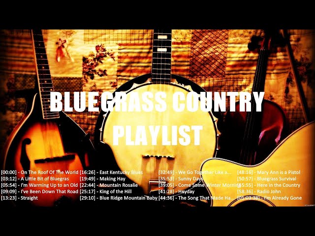 Best Bluegrass Country Songs Of All Time ⭐ 30 Bluegrass Gospel Classics, Country Mountain Bluegrass