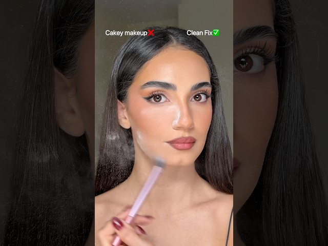 Your makeup isn’t cakey. Your setting technique is. 👀