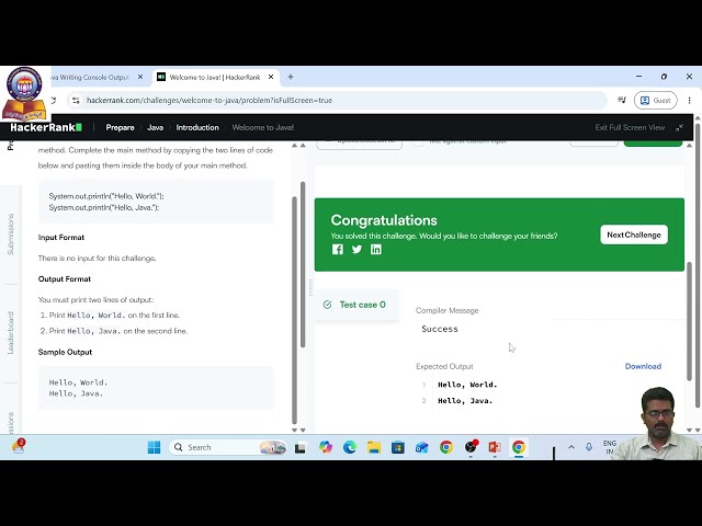 15.  Problem Solving using Java @ HackerRank