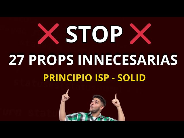 ❌ Este ERROR en TypeScript está ARRUINANDO tu código | Principio SOLID (Interface Segregation)
