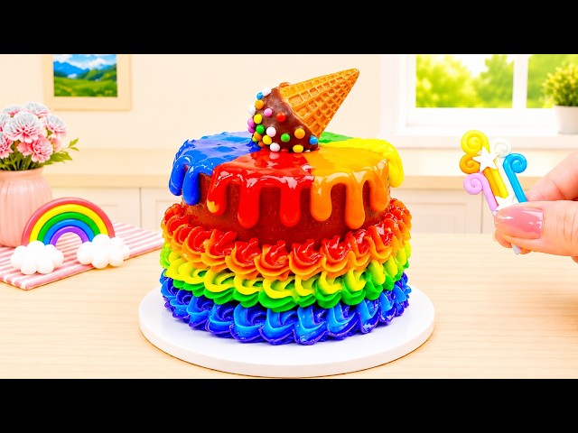 🔴 LIVE | How to Make Mini Oreo Rainbow Drip Cake 🍪🌈 Satisfying Cake Decorating ASMR 🎂✨