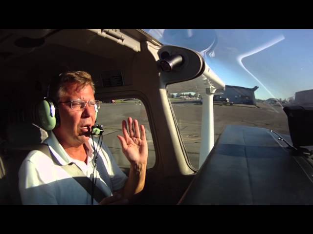 Private Pilot Flying Lesson, Part 1. Engine start, taxi, and takeoff. www.askcaptainscott.com