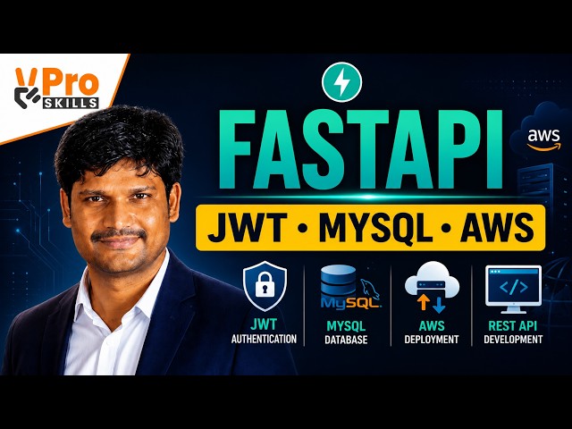 FastAPI Complete Tutorial | MySQL, JWT Authentication, CRUD, AWS Deployment | Python Backend