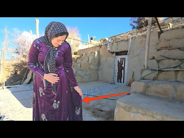 Smiling nomadic lady in new dress: A good day with the love of a kind viewer