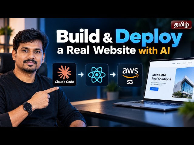 Deploy React to AWS S3 with One Command 🚀 | Claude Code | Tamil