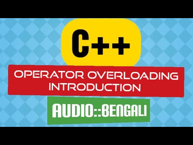 C++:: operator overloading introduction #c++ #operatoroverloading