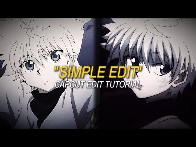 simple tiktok style edit tutorial - capcut