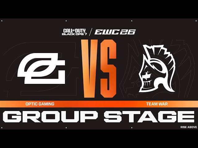OpTic Gaming vs. Team WaR | COD: BO7 at EWC 26 - Group Stage - VOD