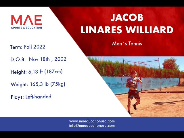 Jacob Linares Fall 2022 - Playing Against Juan Sebastián Cabal (Former World Nº1 Doubles)