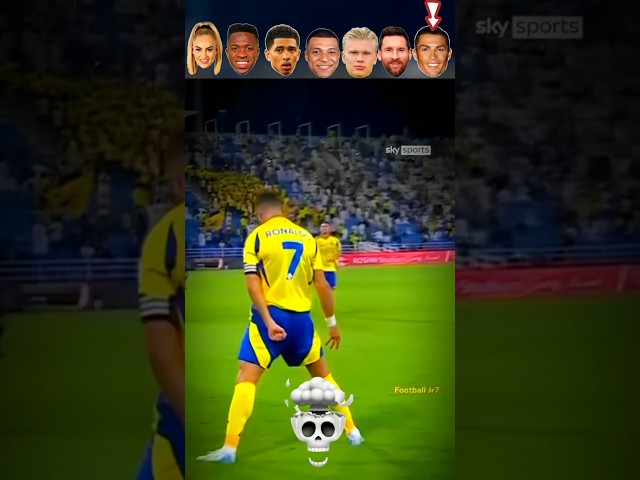 Vinicius Vs Bellingham Vs Mbappe Vs Haaland Vs Messi Vs Ronaldo! #shorts #footballshorts #ronaldo