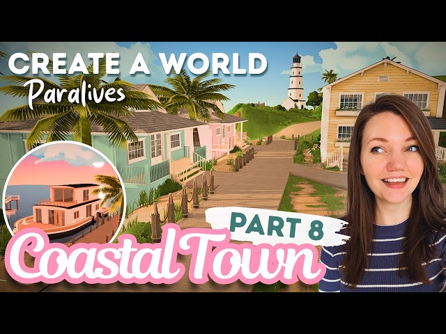 MOVE TO NINJA BAY!! Coastal Town Series | Speedbuild | Create A World | Episode 8