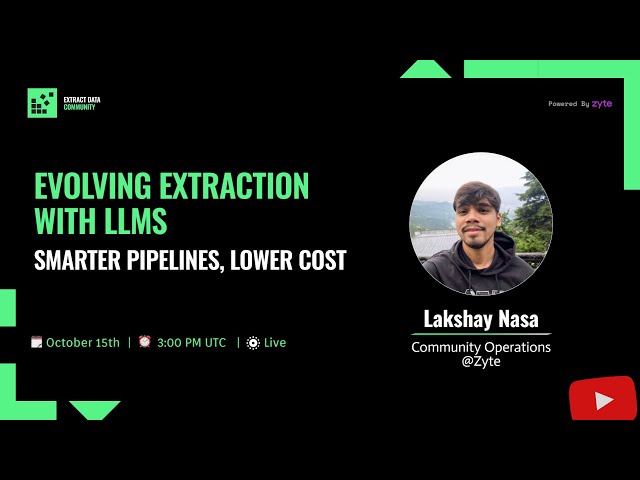 Evolving Extraction: Building Cost Efficient Data Pipelines with LLMs