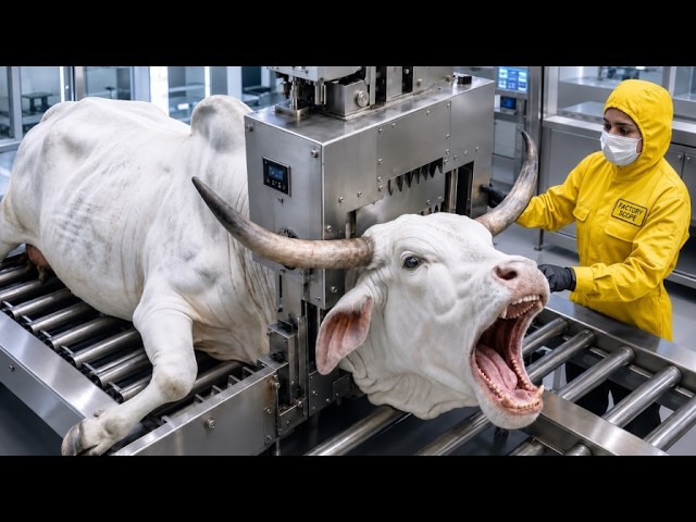Inside the Mega White Grey Brahman Bull Horn Factory | Amazing Manufacturing Process