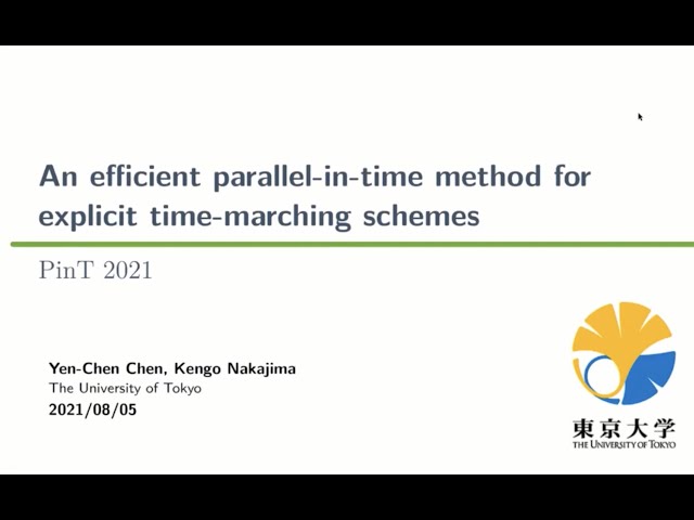 An Efficient Parallel-in-Time Method for Explicit Time-Marching Schemes