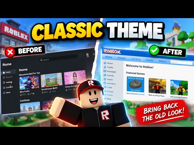 How to Get Roblox Classic Theme on PC 2026 (All Countries) | Roblox