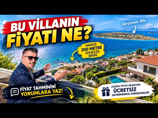 Denizin Yanında, Adanın Tam Karşısında! Sizce Bu Villa Kaç Para?