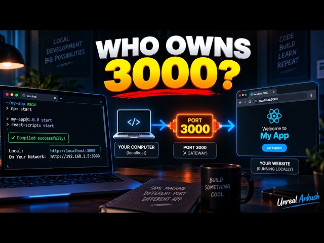 What Is localhost:3000? localhost, Ports & 127.0.0.1 Explained