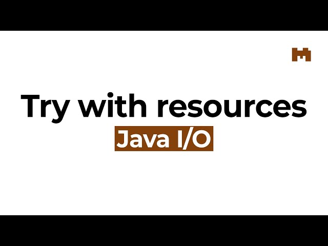 Cómo escribir un try-with-resources – Curso de Java IO